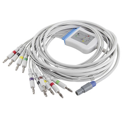 Welch Allyn SE-PRO-600 M2461A EKG केबल और लीडवायर IEC 4.0 बनाना कनेक्टर