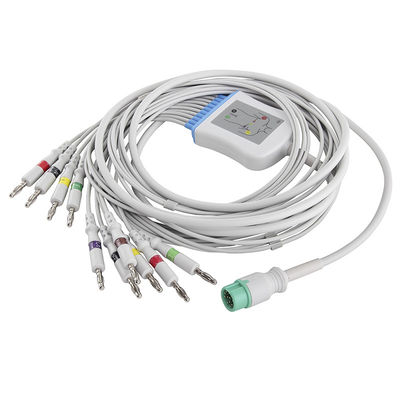 माइंडरी बेनेव्यू T5 T8 M2461A EKG केबल और लीडवायर IEC4.0 बनाना कनेक्टर