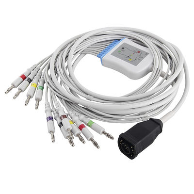 Zoll EKG केबल E/M सीरीज़ और लीडवायर IEC 4.0 बनाना कनेक्टर