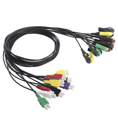 GE-Marquette Radiotransparent ECG 10 लीड लीडवायर