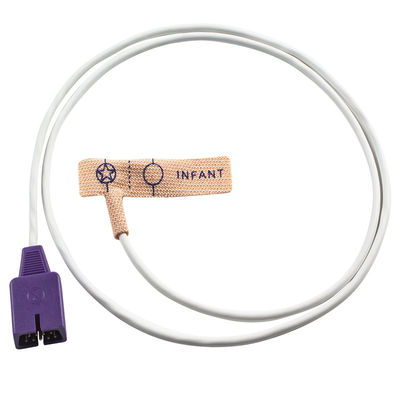 N-ellcor Oxi-max DB9 9pin MAX-N डिस्पोजेबल SpO2 सेंसर PM10N NPB-3910 स्किन स्ट्रेच फैब्रिक डिस्पोजेबल SpO2 प्रोब