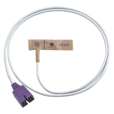 N-ellcor Oxi-max DB9 9pin MAX-A एकमुश्त SpO2 सेंसर PM100N NPB-4000 वयस्क गैर बुना कपड़ा