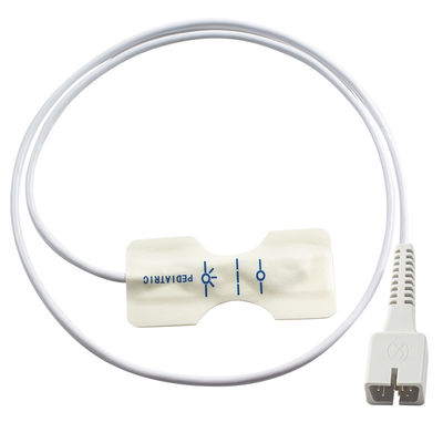डिजिटल टेक पेडियाट्रिक SpO2 डिस्पोजेबल सेंसर सफेद फोम के लिए ECG1200G PM50 PM60D