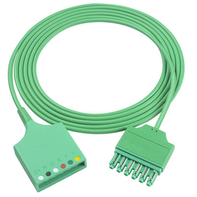 Siemens Draeger MS16256 6Lead ECG ट्रंक अडैप्टर केबल ड्रैगर ECG एक्सटेंशन ट्रंक केबल सिंगल पिन कनेक्टर