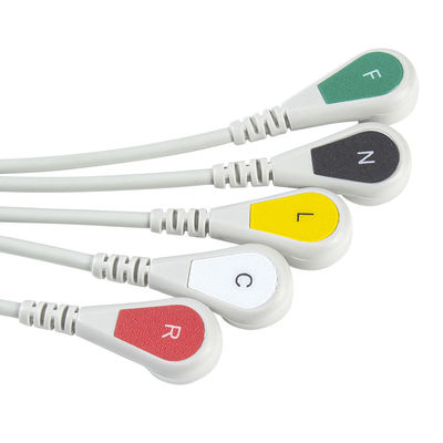 GE Marquette CBM-05NA-10AS-0001 ECG केबल और लीडवायर 5 लीड IEC स्नैप 11pin कनेक्टर ECG केबल