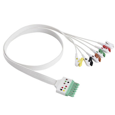 Draeger MP03424 डिस्पोजेबल ECG लीडवायर सेट 5 लीड ग्रैबर क्लिप IEC Infinity M300 M540