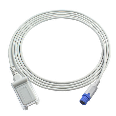 ड्रैगर सीमेंस SpO2 सेंसर जांच 7Pin से DB9 SpO2 एक्सटेंशन केबल 2.4M TPU