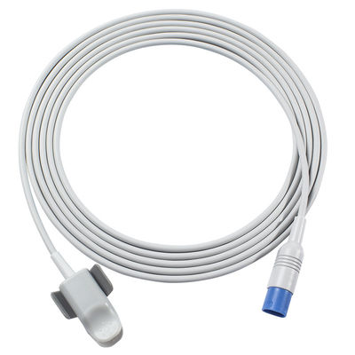 P-Hilips M1196A पुन: प्रयोज्य वयस्क फिंगर क्लिप SpO2 सेंसर आयत 8 पिन