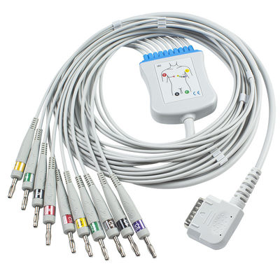 Kenz EKG केबल K131 बनाना 4.0 केबल 108 109 110 1210 1211 601 कार्डिको 302 IEC डायरेक्ट-कनेक्ट ECG केबल के लिए