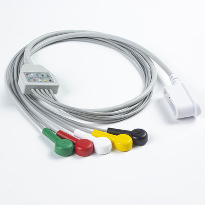 लीडवायर सेट 2104816-001 GE Seer 5Lead IEC Snap 2067634-019 संगत GE SEER 1000