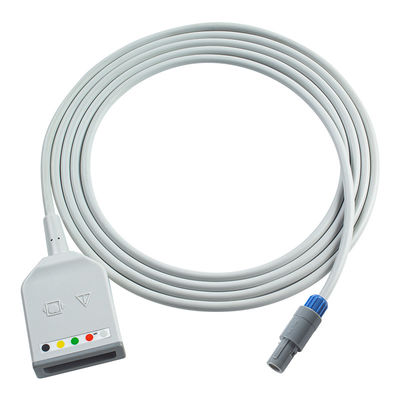 Biosys Lemo 6Pin 5Lead ईसीजी ट्रंक एडाप्टर केबल BPM-103 Tepas Kma800 ईसीजी एक्सटेंशन केबल यूरो शैली