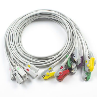 Conmed EKG Lead Latex-free 10Lead ECG डायग्नोस्टिक केबल IEC Grabber के साथ संगत