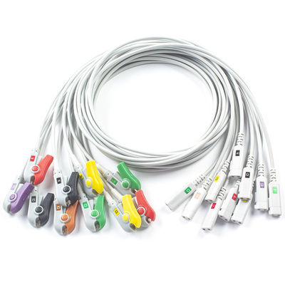 Conmed EKG Lead Latex-free 10Lead ECG डायग्नोस्टिक केबल IEC Grabber के साथ संगत