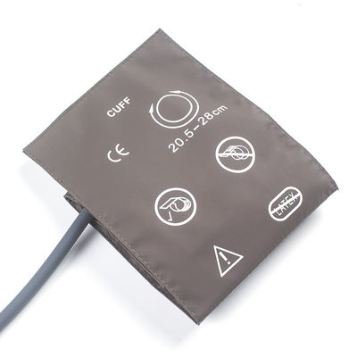 बाल NIBP कफ सिंगल ट्यूब 14-21.5 सेमी TPU कफ ब्राउन M1572A 989803104151