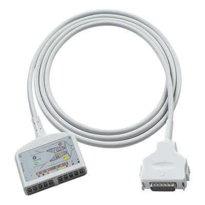 संगत Fukuda Denshi 10Lead EKG केबल के लिए CardiMax FX-7202, CardiMax FX-7402, CardiMax FX-7101