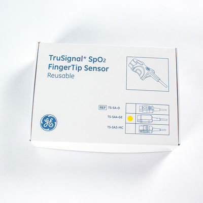 मूल GE TS-SA4-GE TruSignal SpO2 पुनः प्रयोज्य सॉफ्ट टिप SpO2 सेंसर