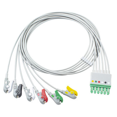 Siemens Draeger MP03405 ECG लीड वायर 6 लीड केबल ग्रैबर M300 Infinity M540 MultiMed Plus IEC क्लिप