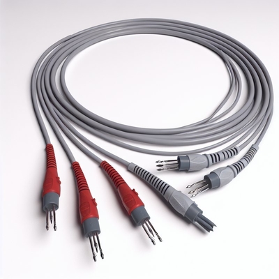 वयस्क बाल रोग के लिए Philips ईसीजी केबल 5 लीड 12Pin M1975A