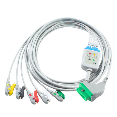 फुकुडा डेनशी CIO-07CTP-5NA CIO-07CTP-3NA ईसीजी केबल 15पिन DSL-8001 DSL-8001R डायनास्कोप DS-8100 DS-8200 DS-8500