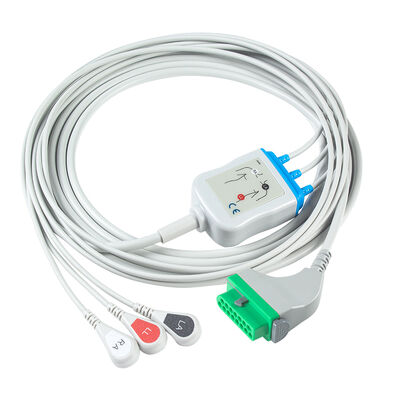 फुकुडा डेनशी CIO-07CTP-5NA CIO-07CTP-3NA ईसीजी केबल 15पिन DSL-8001 DSL-8001R डायनास्कोप DS-8100 DS-8200 DS-8500