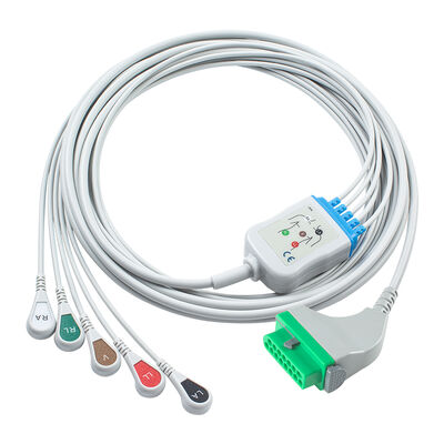 फुकुडा डेनशी CIO-07CTP-5NA CIO-07CTP-3NA ईसीजी केबल 15पिन DSL-8001 DSL-8001R डायनास्कोप DS-8100 DS-8200 DS-8500