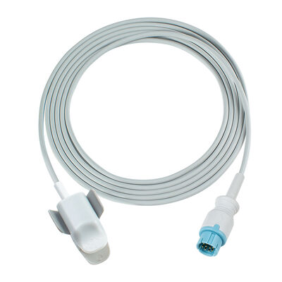 संगत LEPU क्रिएटिव Aiview V12 V10 PH10 PH12 VX VS 10Pin SpO2 सेंसर केबल 2.5 M लंबाई के साथ