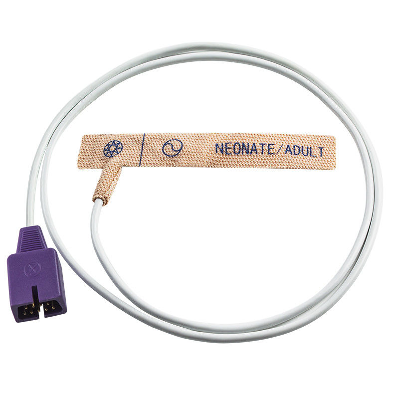 N-ellcor Oxi-max DB9 9pin MAX-N डिस्पोजेबल SpO2 सेंसर PM10N NPB-3910 स्किन स्ट्रेच फैब्रिक डिस्पोजेबल SpO2 प्रोब