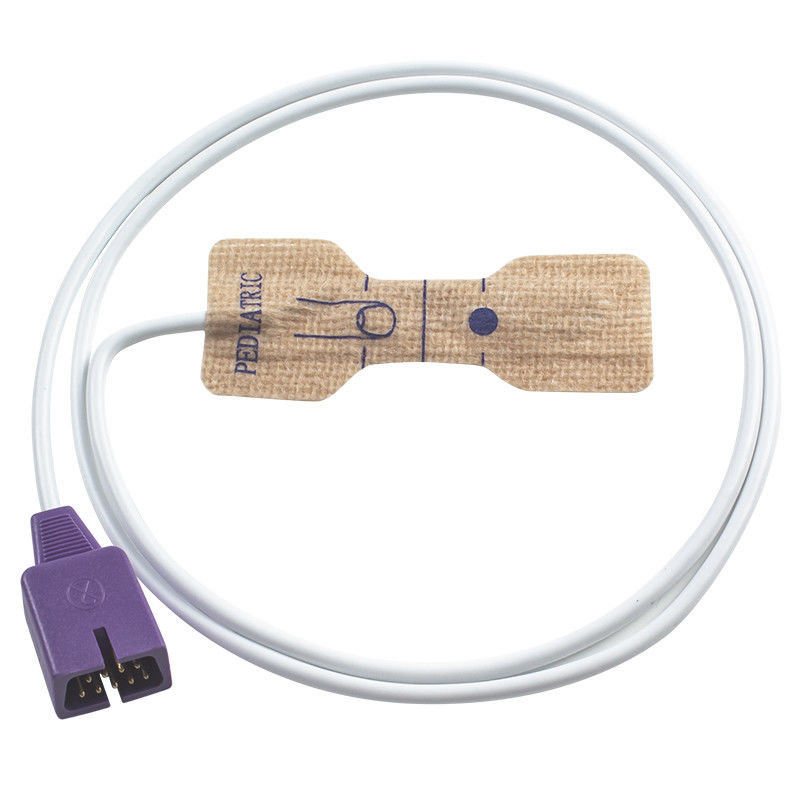 N-ellcor Oxi-max DB9 9pin MAX-A एकमुश्त SpO2 सेंसर PM100N NPB-4000 वयस्क गैर बुना कपड़ा