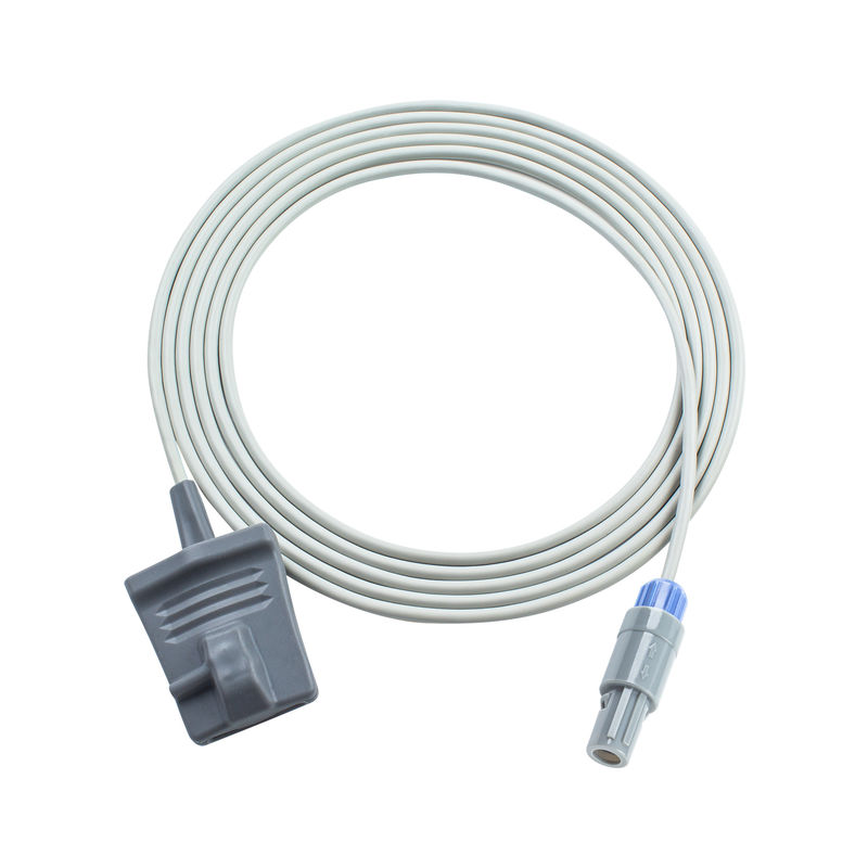 संगत योन्कर Yk8000c SpO2 जांच केबल के लिए योन्कर 6Pin वयस्क नरम टिप 3.0M