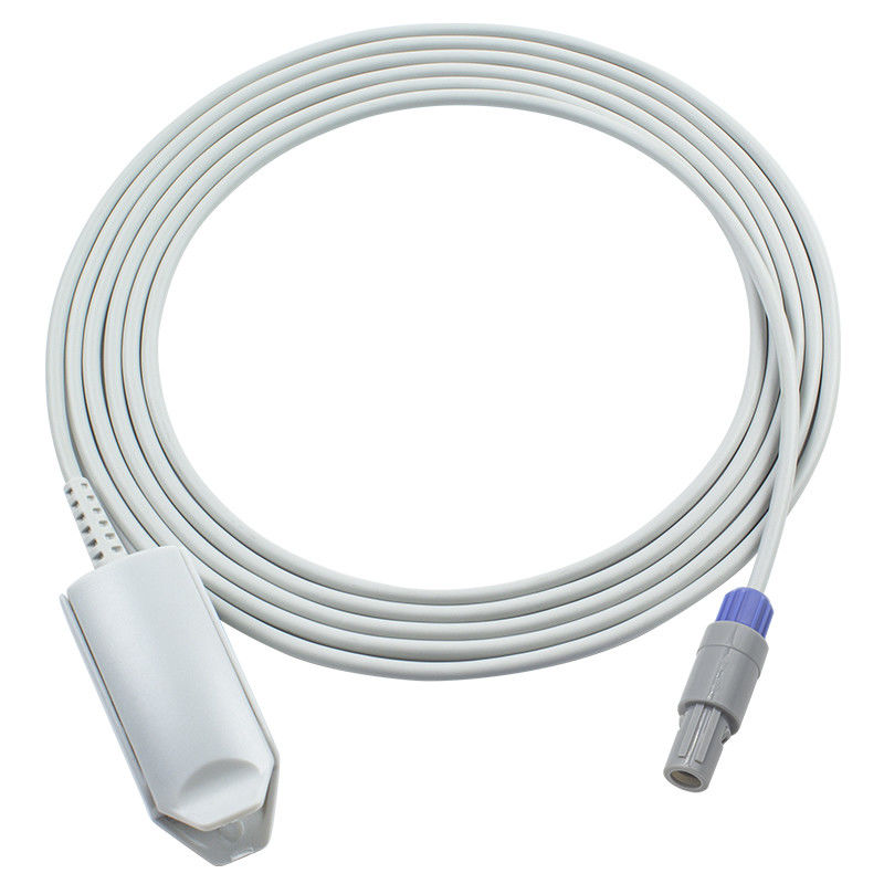 क्लिनिक अस्पताल Osen 8000B वयस्क फिंगर क्लिप प्रत्यक्ष SpO2 सेंसर 3M 5Pin 40Degree