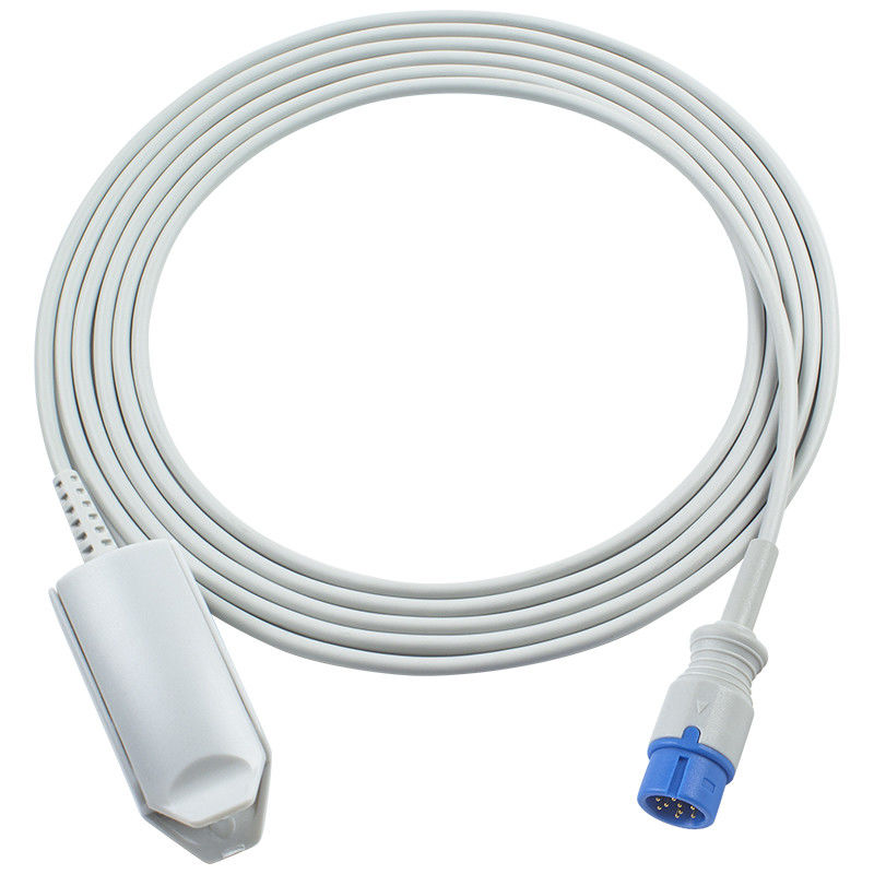 संगत ViewMed 9Pin SpO2 प्रोब वयस्क ViewMed संतृप्ति मॉनिटर फिंगर क्लिप 3.0M