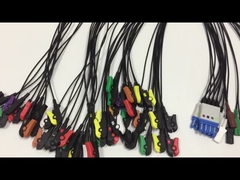 स्पेसलैब्स रेडियो ट्रांसलूसेंट वायर 1 मीटर पारदर्शी 10 लीड ईसीजी लीड केबल